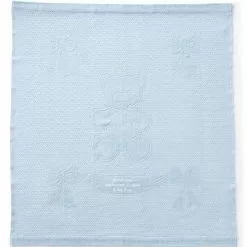 Lands' End Scottish Lace Bear Baby Blanket