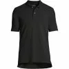 Lands' End Men's Big Hemmed Short Sleeve Mesh Polo