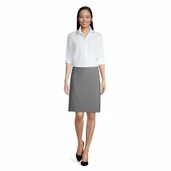 Lands' End Women's Washable Wool Skirt