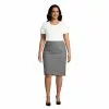 Lands' End Women's Plus Size Washable Wool Skirt