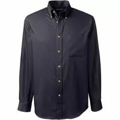 Lands' End Men's Big Performance Twill Shirt
