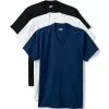 Lands' End Men's V-Neck Undershirt 3 Pack
