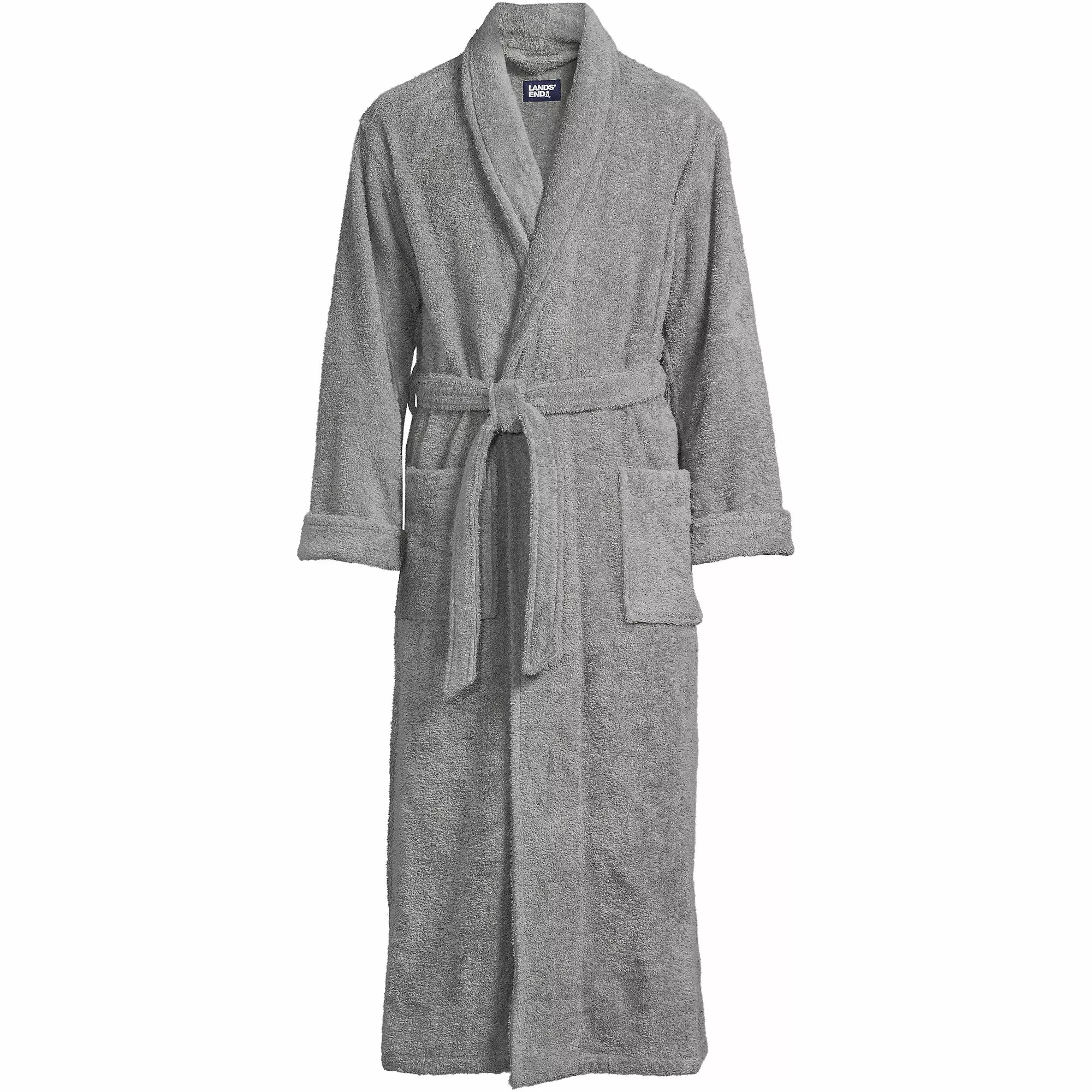 Lands' End Men's Full Length Turkish Terry Robe - Image 4