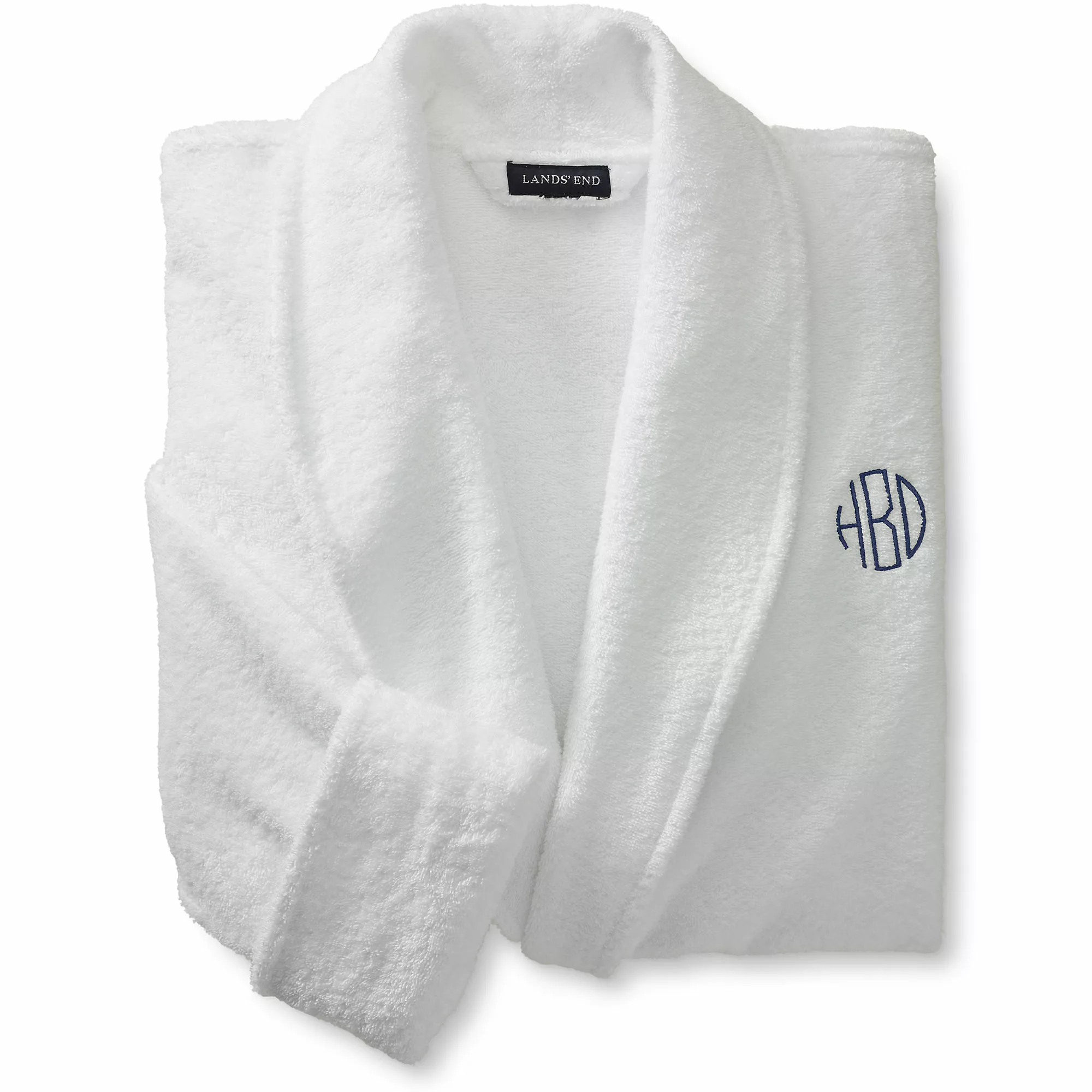 Lands' End Men's Full Length Turkish Terry Robe - Image 6