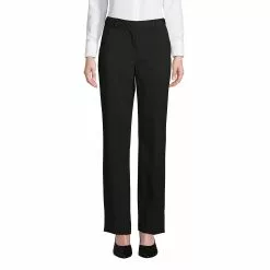 Lands' End Women's Washable Wool Plain Comfort Trousers