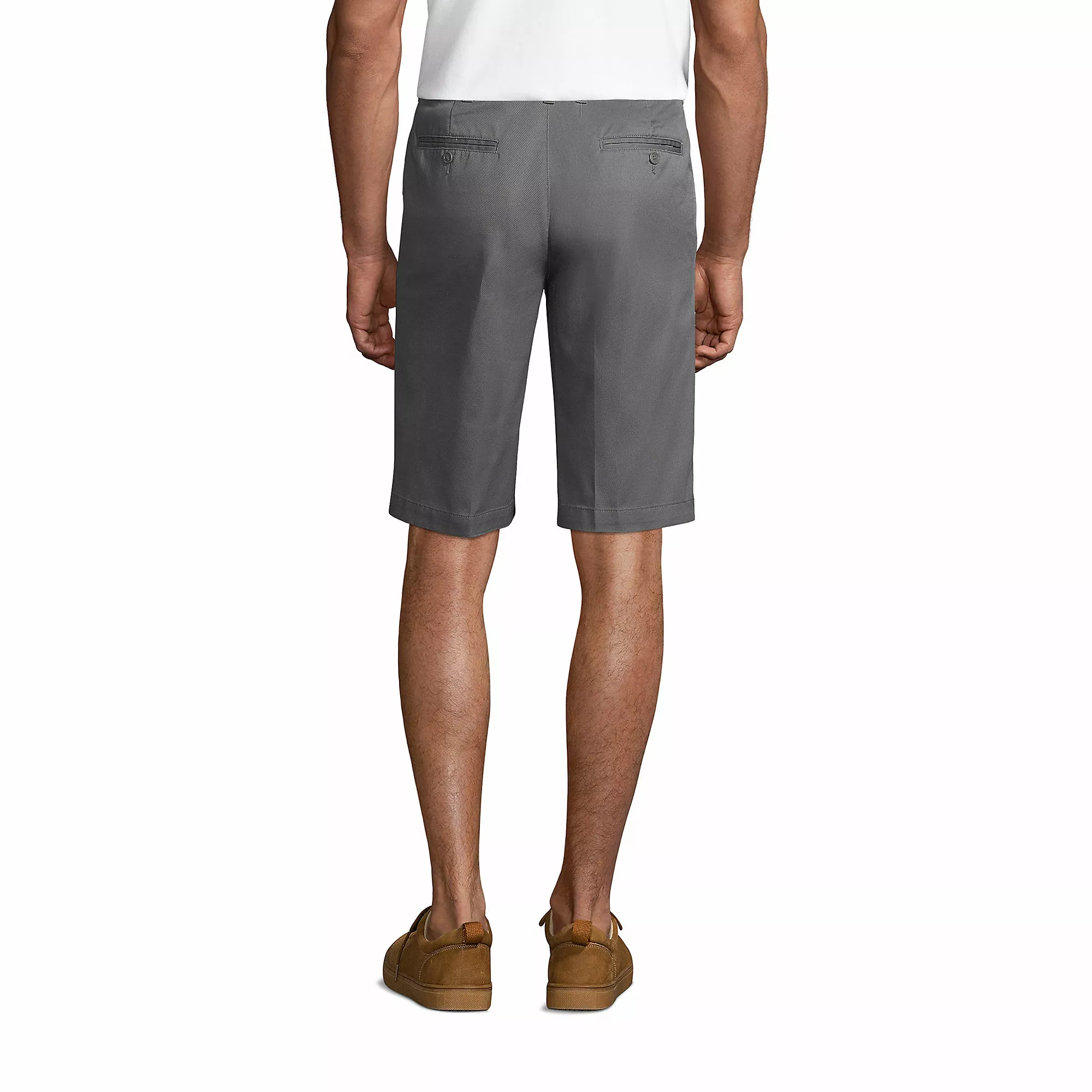 Lands' End Men's Plain Front Blend Chino Shorts - Image 2
