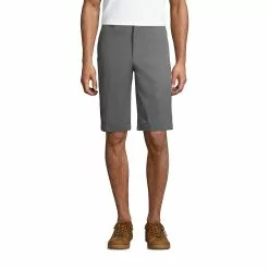 Lands' End Men's Plain Front Blend Chino Shorts
