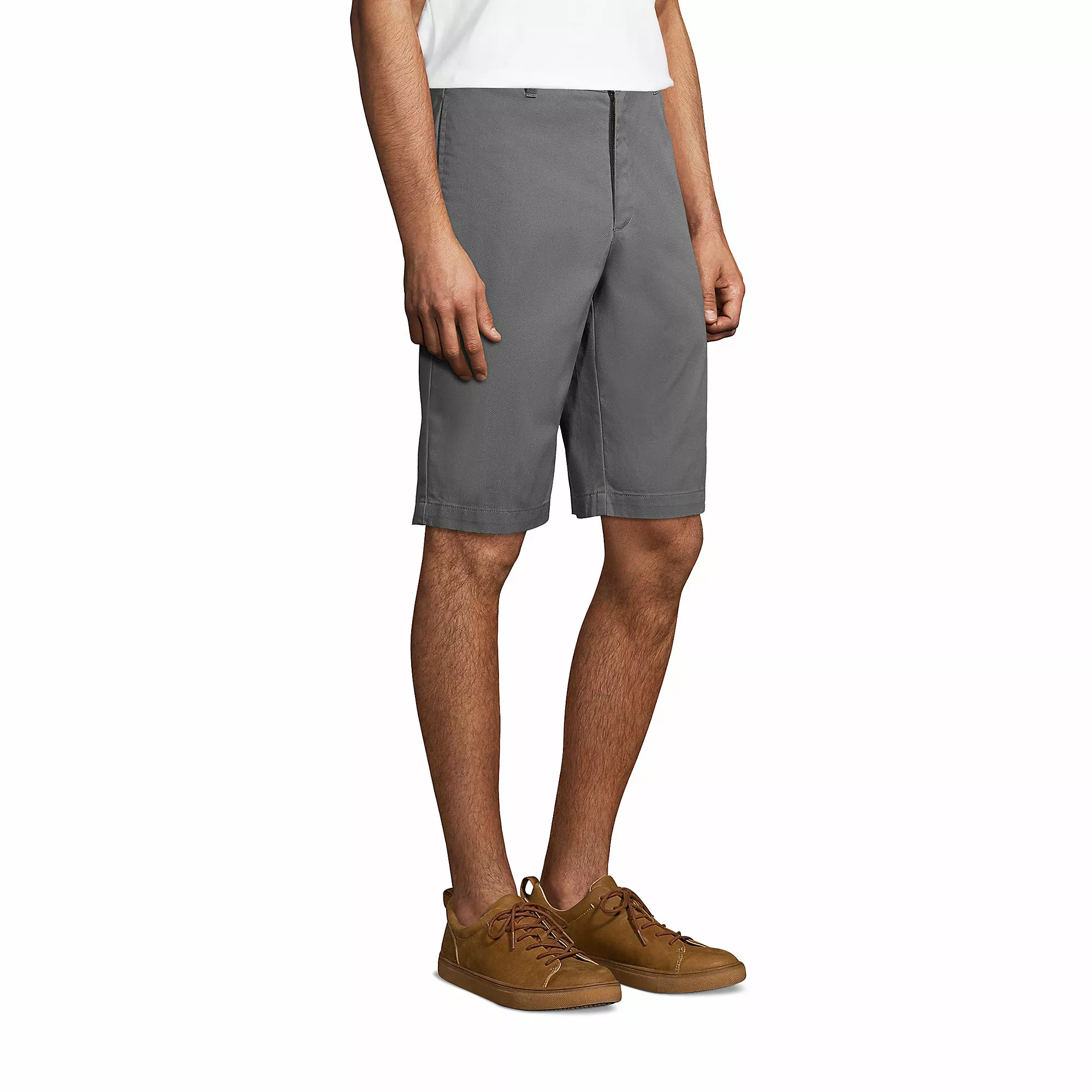 Lands' End Men's Plain Front Blend Chino Shorts - Image 3