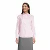 Lands' End Women's Long Sleeve No Iron Pinpoint Shirt