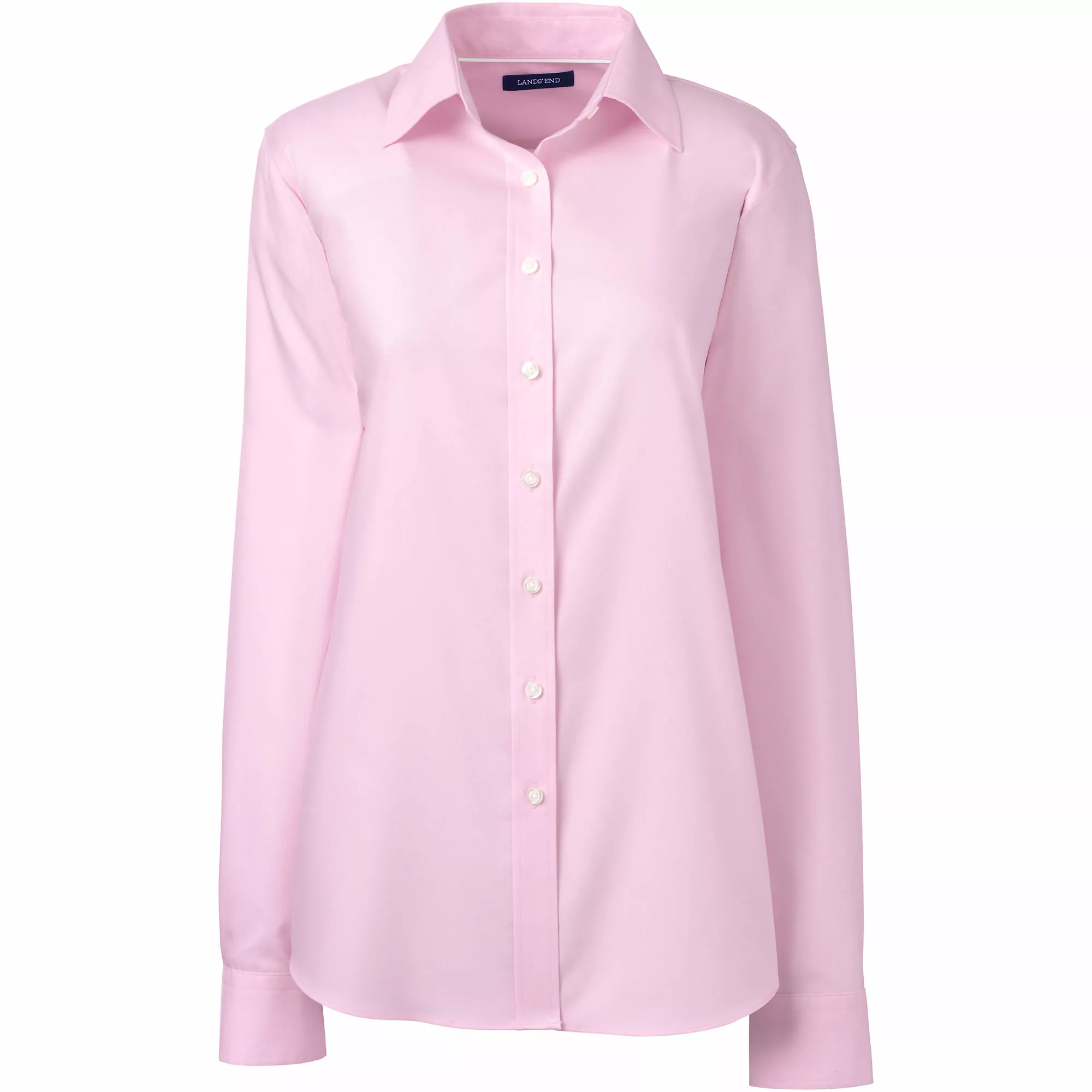 Lands' End Women's Long Sleeve No Iron Pinpoint Shirt - Image 5