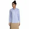 Lands' End Women's Long Sleeve No Iron Pinpoint Shirt