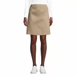 Lands' End Women's Blend Chino Skort Above Knee