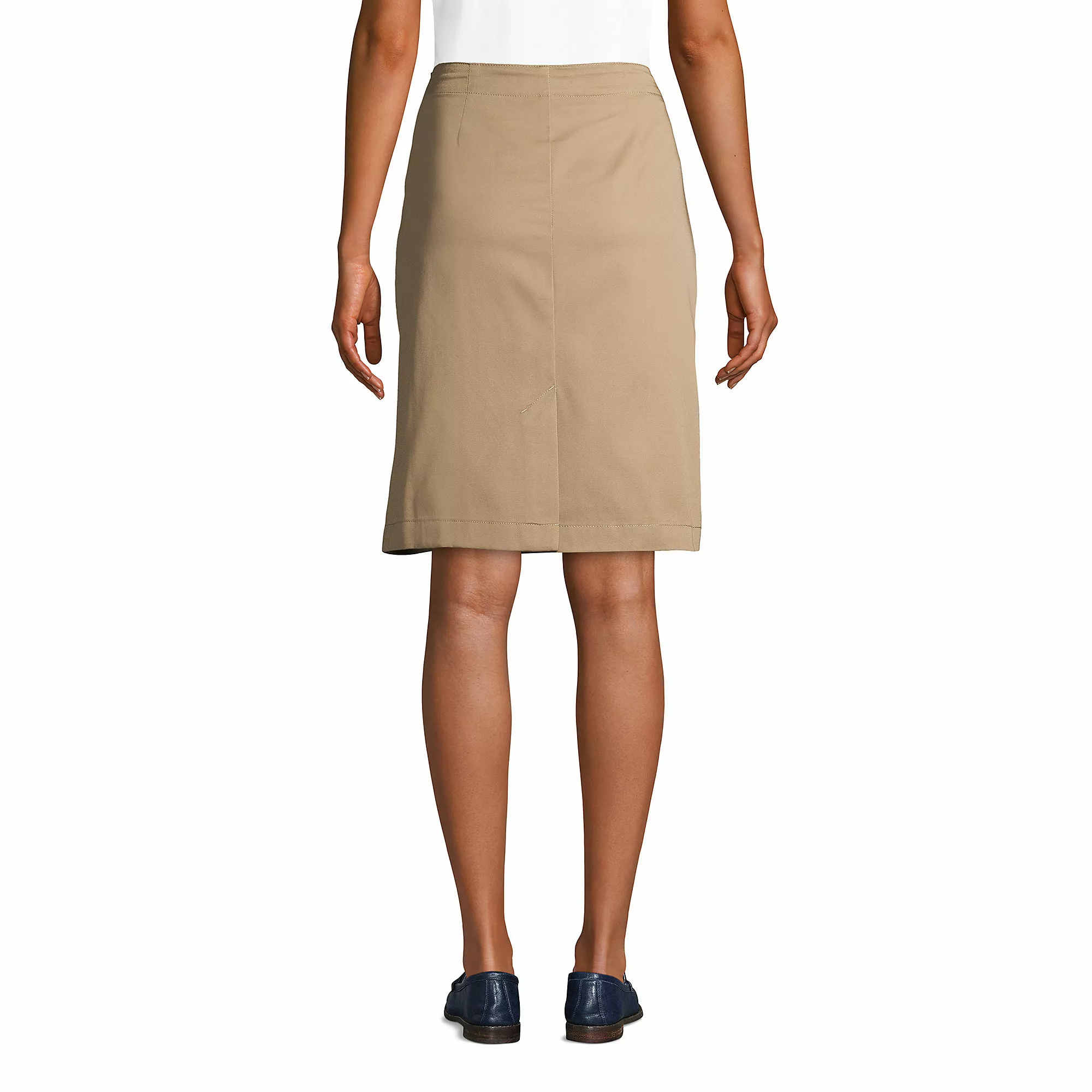 Lands' End Women's Blend Chino Skort Top Of Knee - Image 2