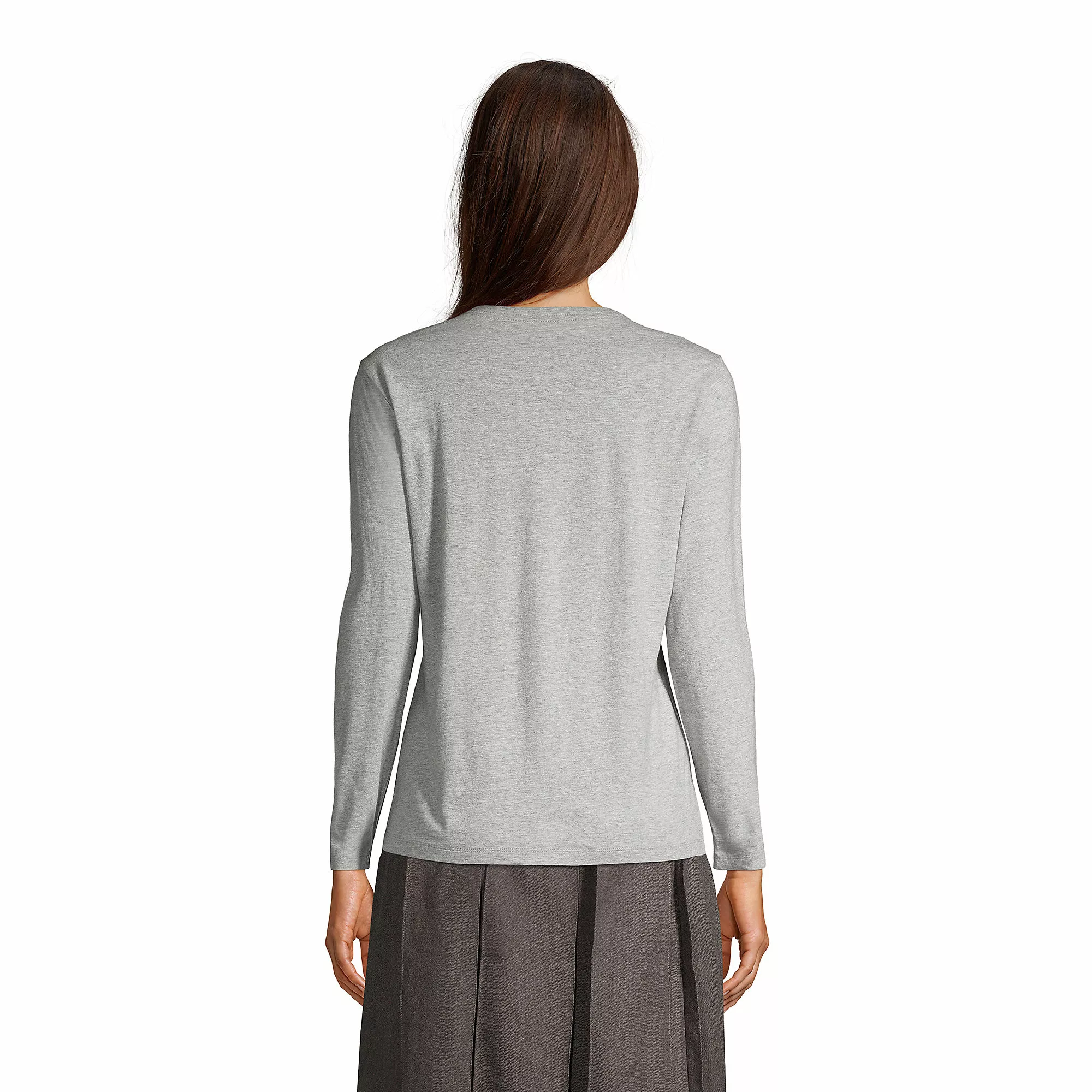 Lands' End Women's Long Sleeve Essential T-shirt - Image 2