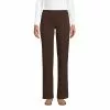 Lands' End Women's Starfish Mid Rise Straight Leg Elastic Waist Pull On Pants