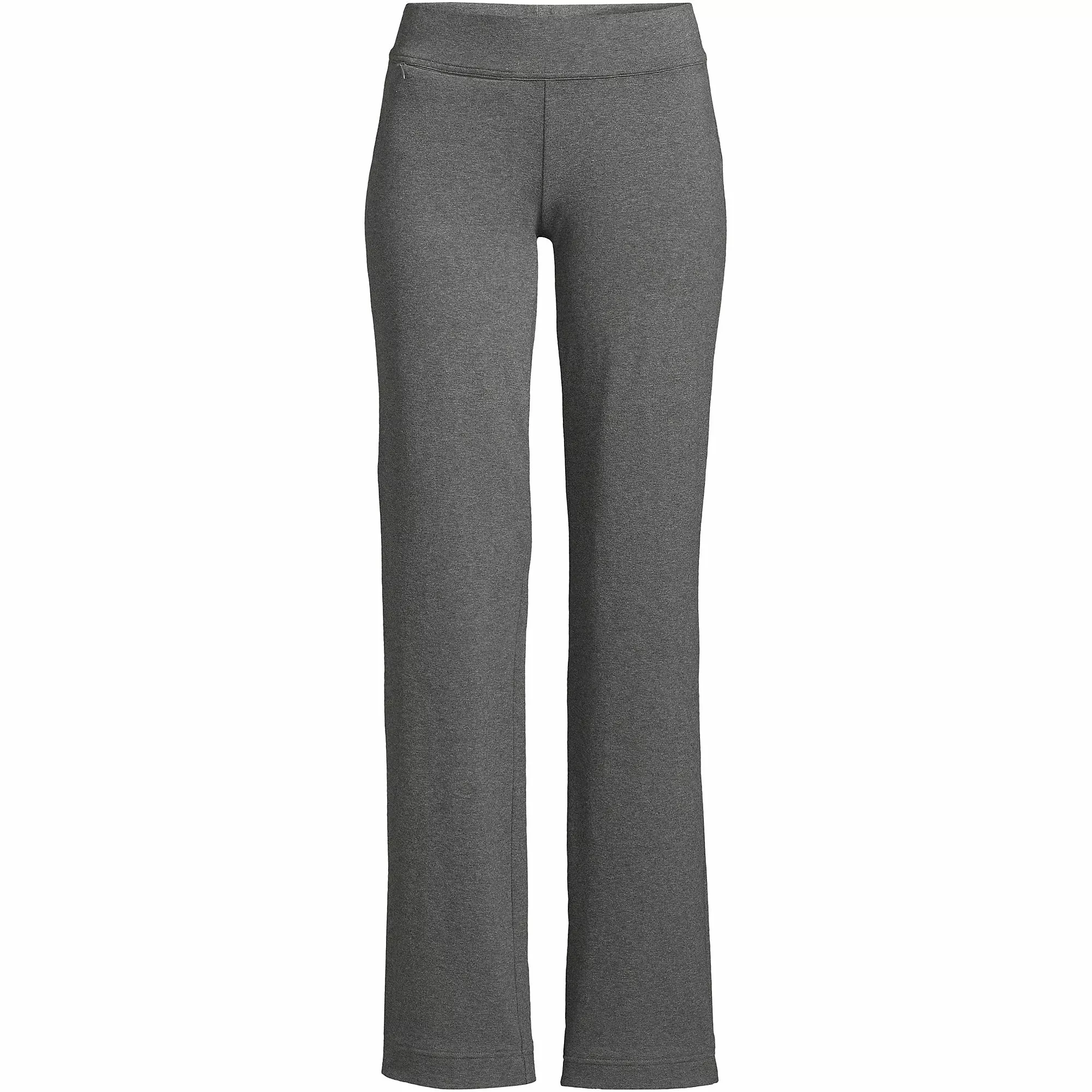 Lands' End Women's Plus Size Starfish Mid Rise Straight Leg Elastic Waist Pull On Pants - Image 5