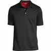 Lands' End Men's Big Short Sleeve Active Pique Polo Shirt