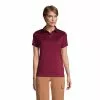 Lands' End Women's Short Sleeve Active Pique Polo