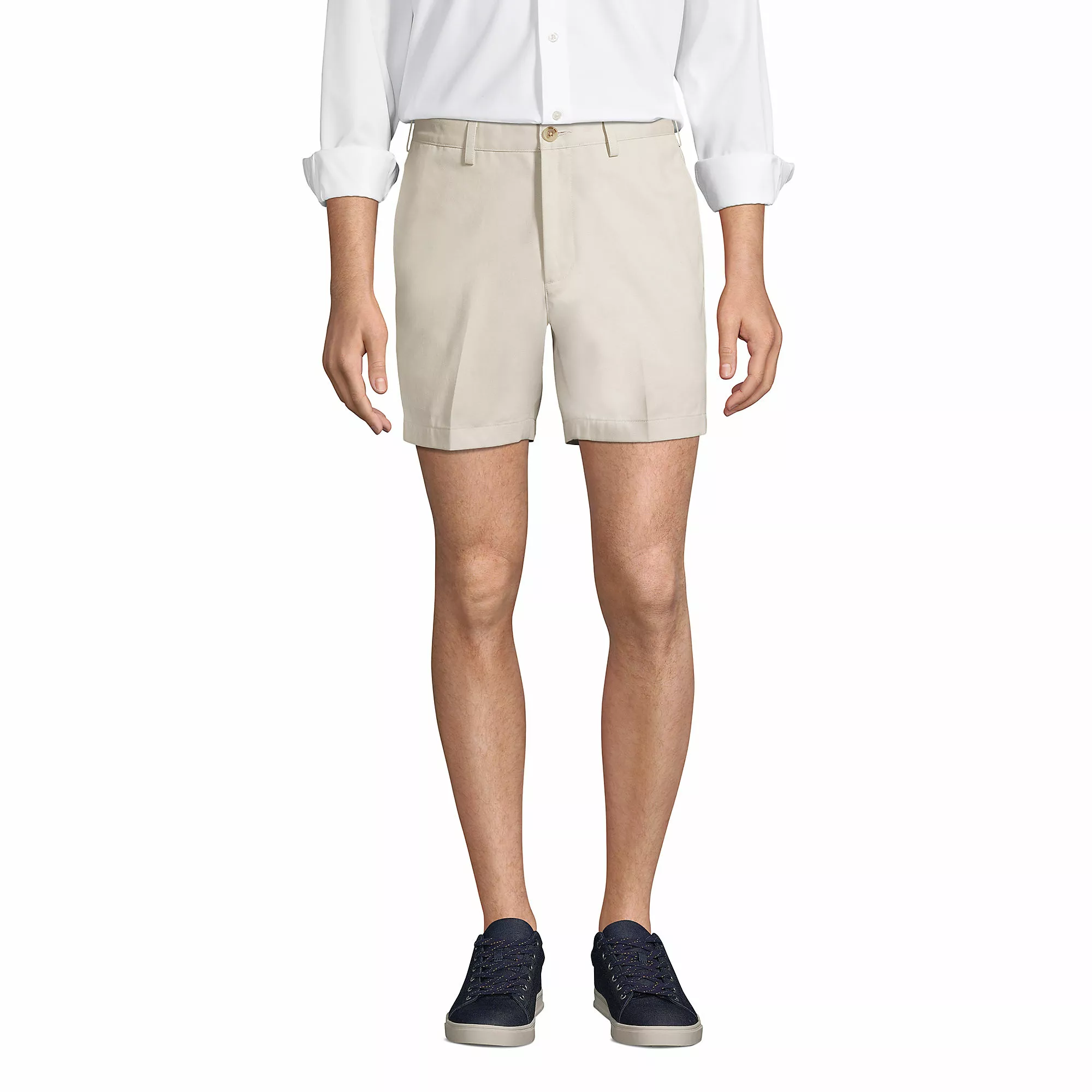 Lands' End Men's Traditional Fit 6 Inch No Iron Chino Shorts