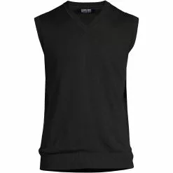 Lands' End Men's Performance V-neck Sweater Vest