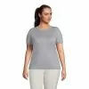 Lands' End Women's Plus Size Short Sleeve Performance Sweater