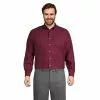 Lands' End Men's Tall Long Sleeve Buttondown No Iron Broadcloth Shirt