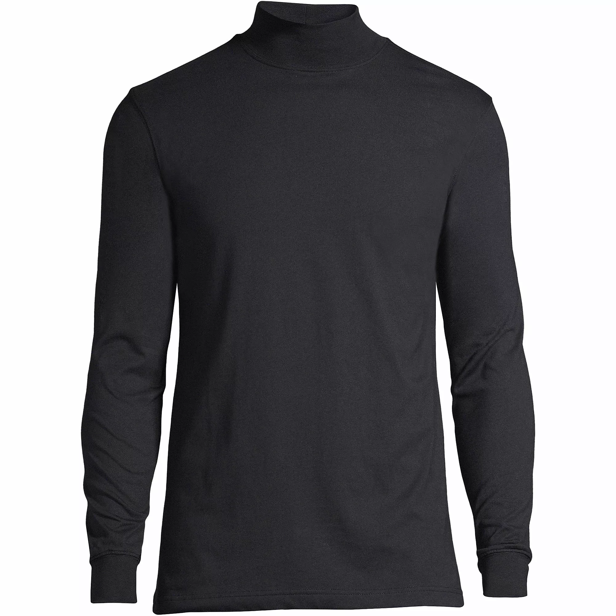 Lands' End Men's Big Super-T Mock Turtleneck - Image 5