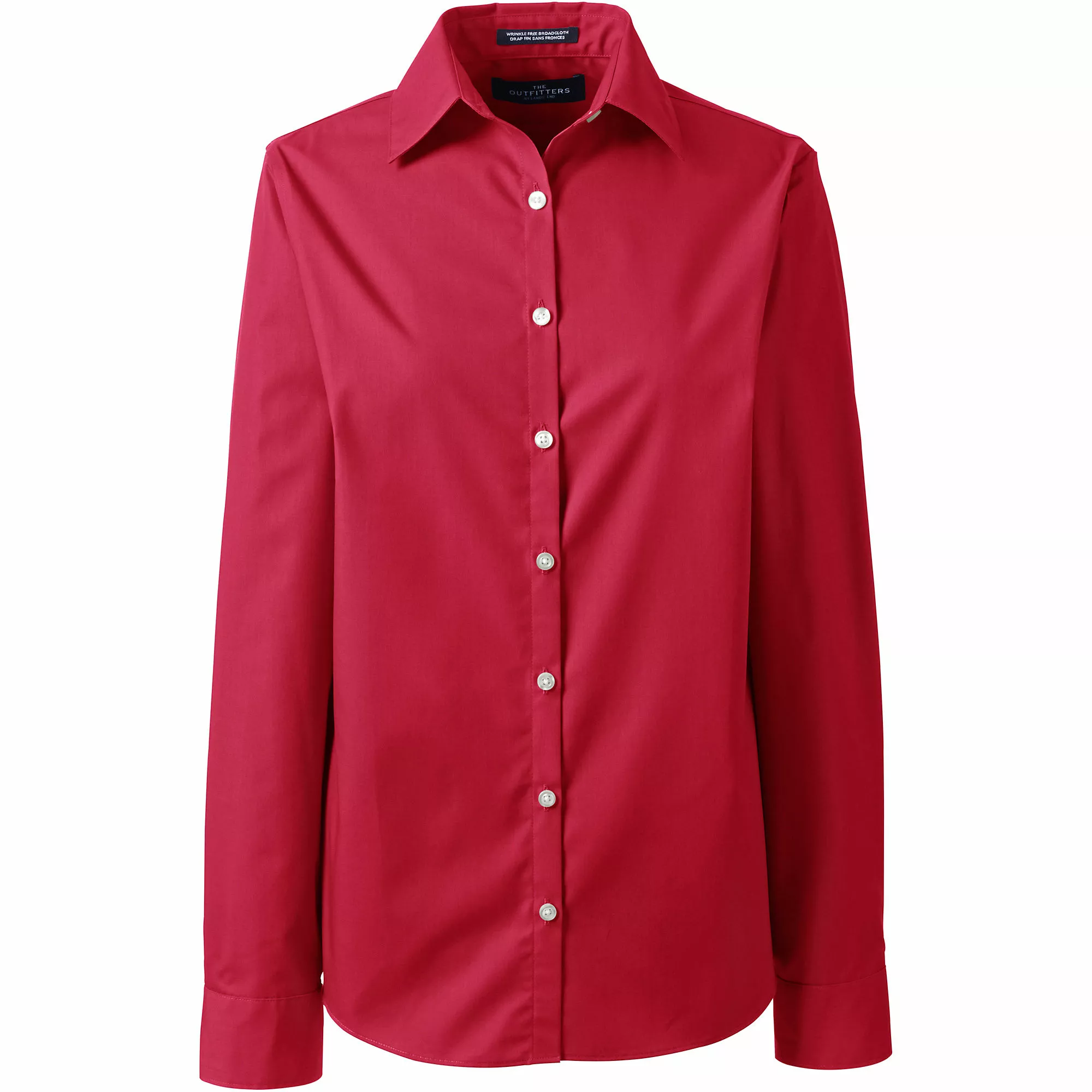 Lands' End Women's Plus Size Long Sleeve Broadcloth Shirt - Image 5
