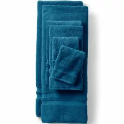 Lands' End Essential Cotton 6-Piece Bath Towel Set