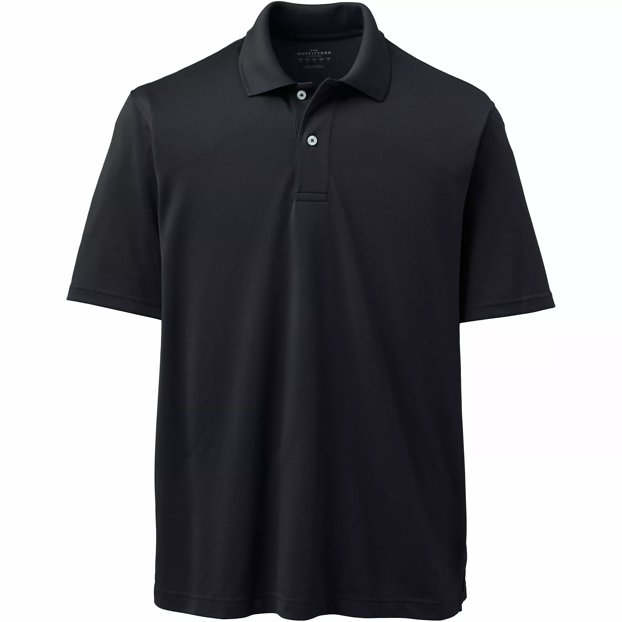 Lands' End Men's Big Short Sleeve Polyester Polo