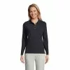 Lands' End Women's Regular Long Sleeve Mesh Polo
