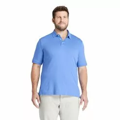 Lands' End Men's Big Short Sleeve Supima Polo Shirt