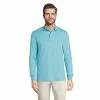 Lands' End Men's Long Sleeve Super Soft Supima Polo Shirt