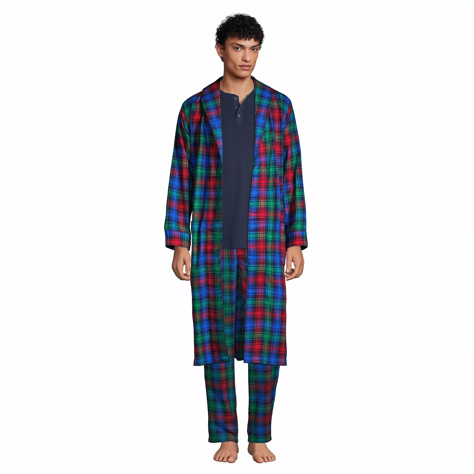 Lands' End Men's Flannel Robe - Image 4