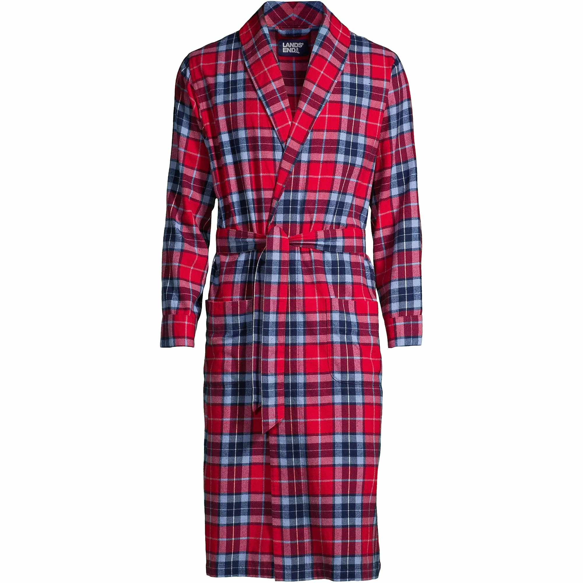 Lands' End Men's Flannel Robe - Image 5