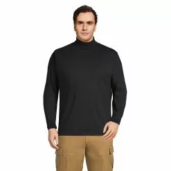 Lands' End Men's Big And Tall Super-T Turtleneck