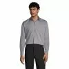 Lands' End Men's Long Sleeve Straight Collar Solid No Iron Pinpoint