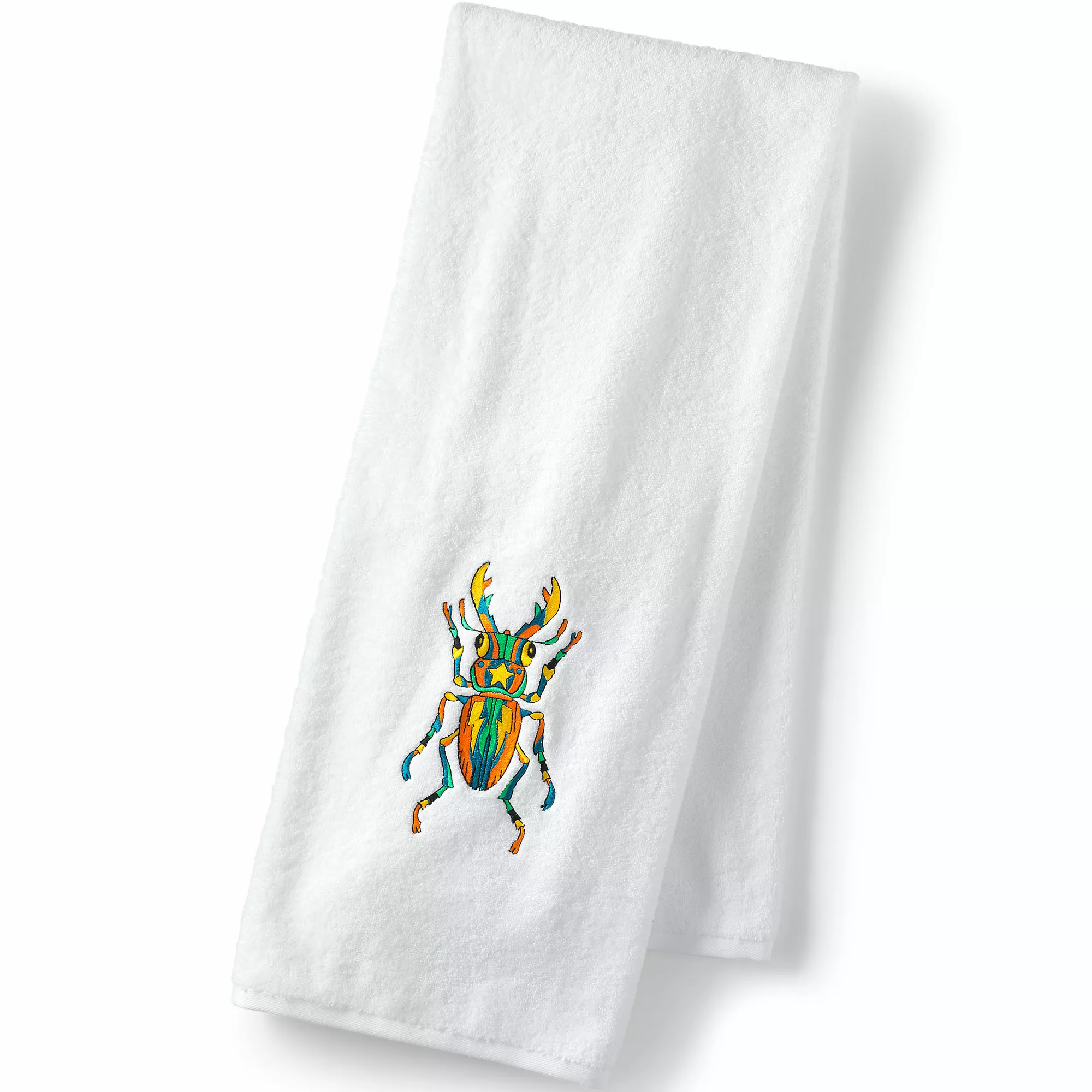 Lands' End Kids Cotton Applique Bath Towel - Image 2