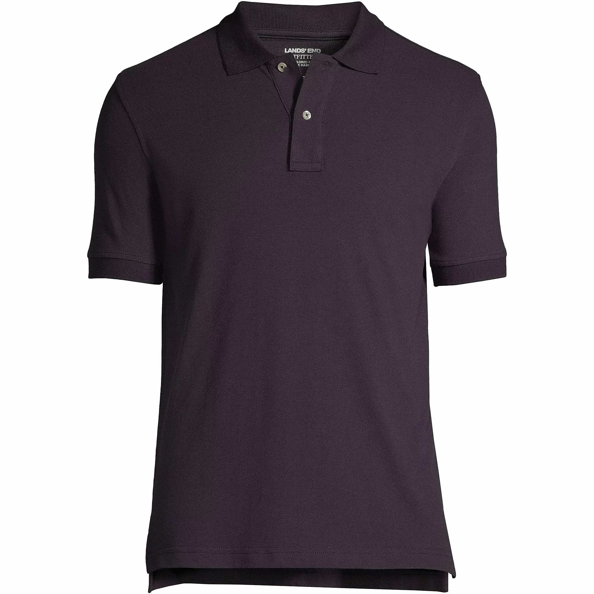 Lands' End Men's Short Sleeve Tailored Banded Mesh Polo Shirt - Image 5