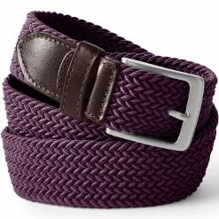 Lands' End Men's Elastic Braid Belt