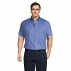 Lands' End Men's Big & Tall Short Sleeve Buttondown Stain Release Oxford Sport Shirt