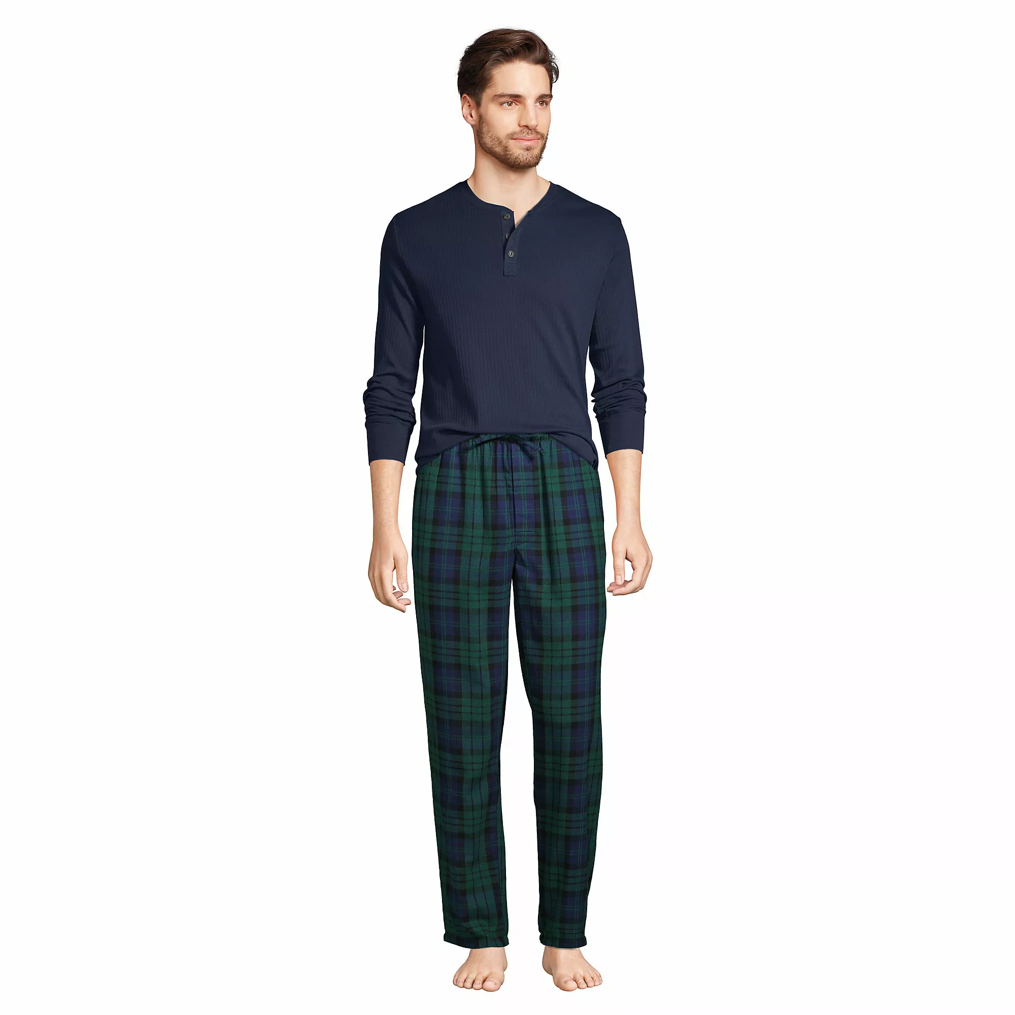 Lands' End Men's Flannel Pajama Pants - Image 4