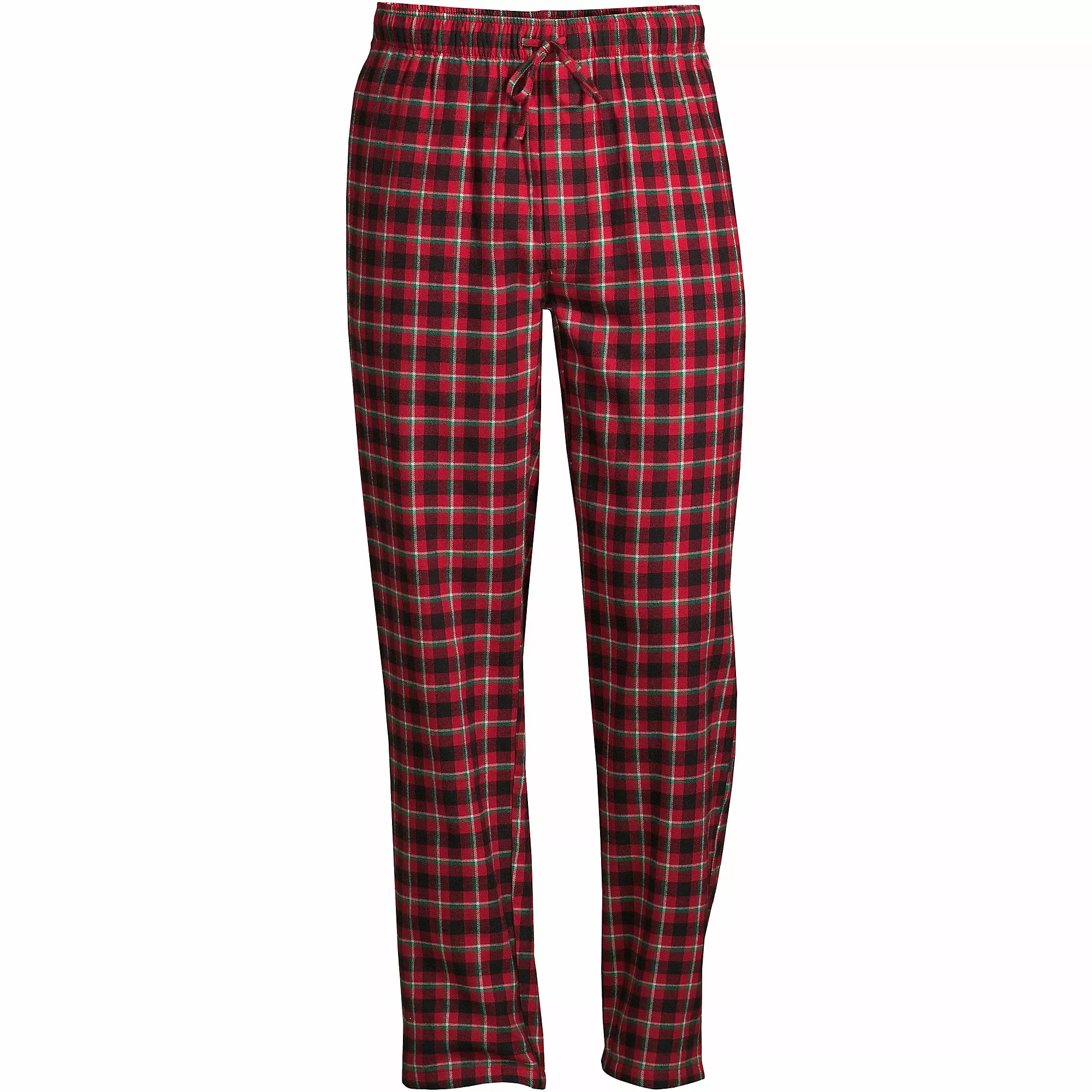 Lands' End Men's Big And Tall Flannel Pajama Pants - Image 4