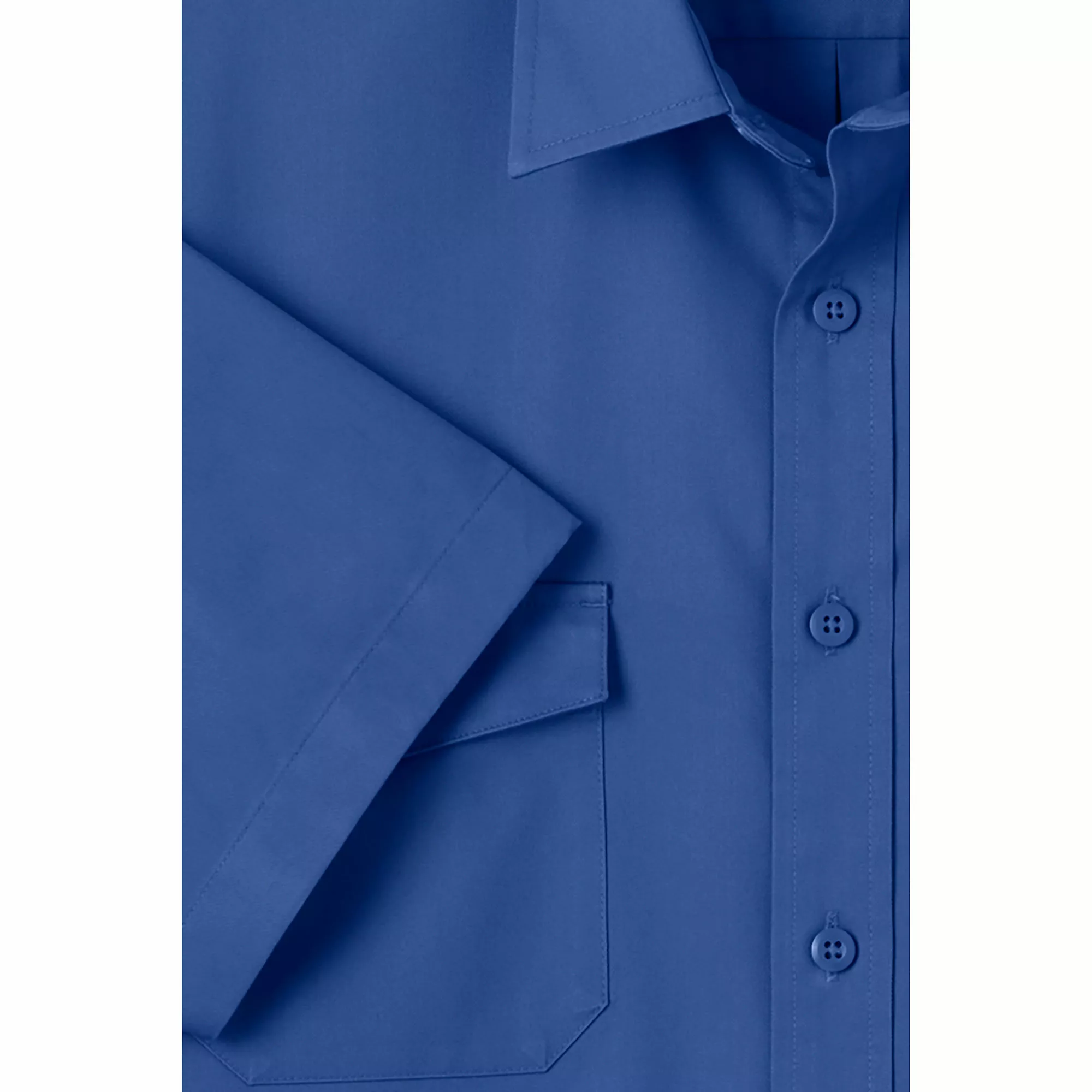 Lands' End Men's Short Sleeve Straight Collar Work Shirt - Image 4