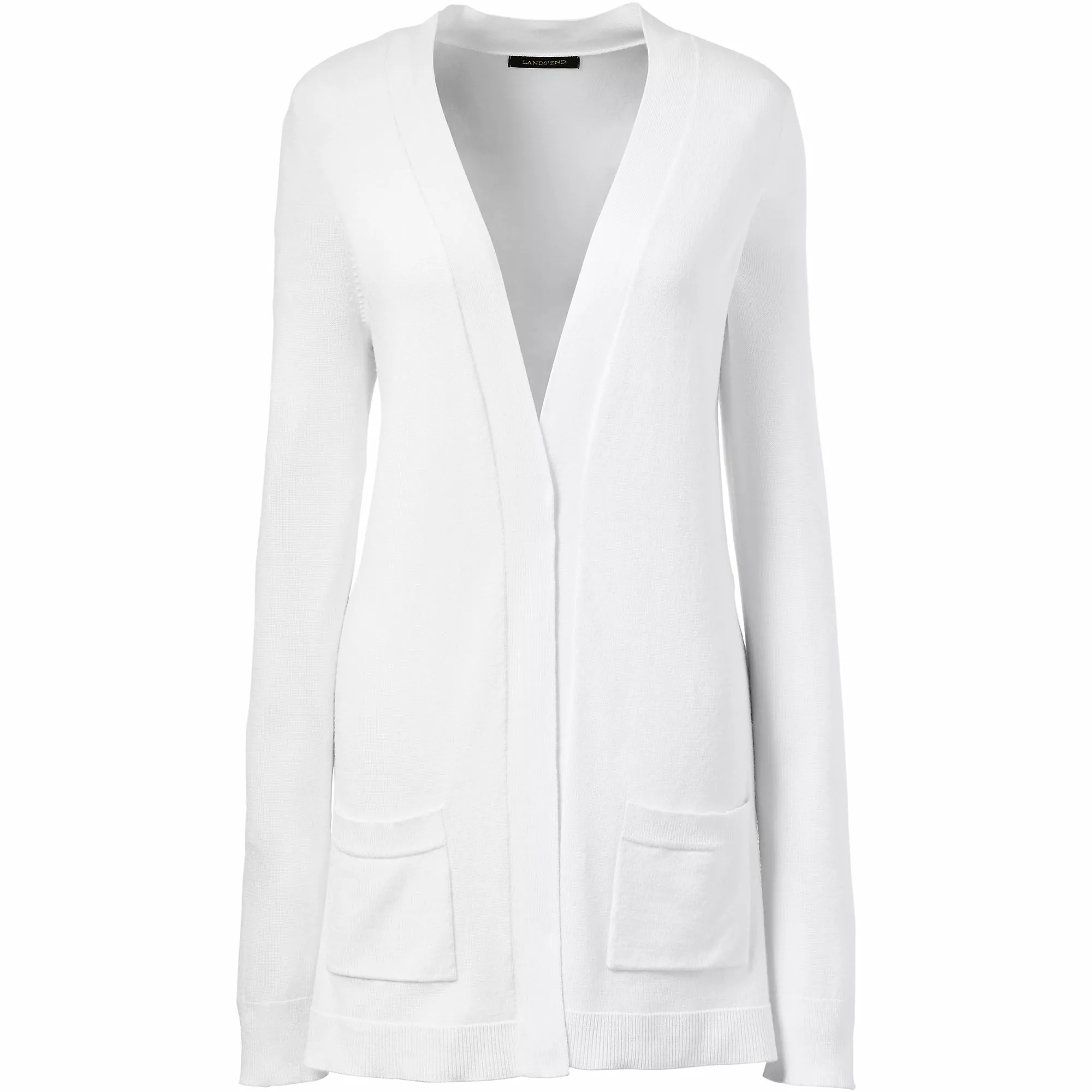 Lands' End Women's Performance Long Open Cardigan - Image 5