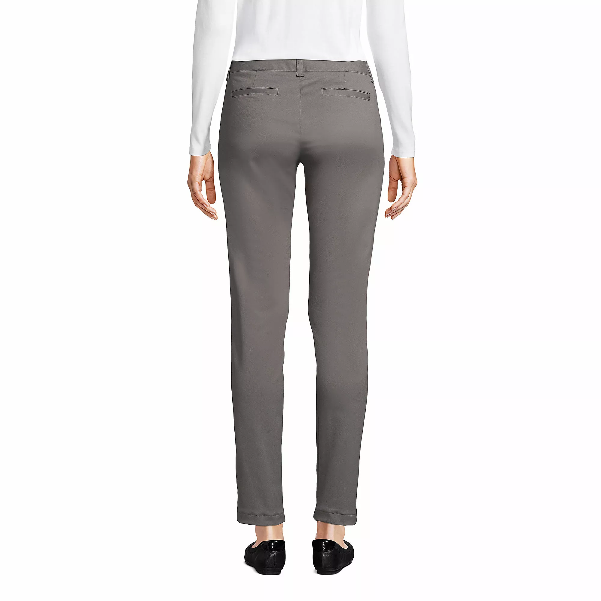 Lands' End Women's Stretch Pencil Pants - Image 2