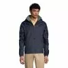Lands' End Men's Fleece Lined Rain Jacket