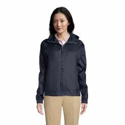 Lands' End Women's Packable Rain Jacket