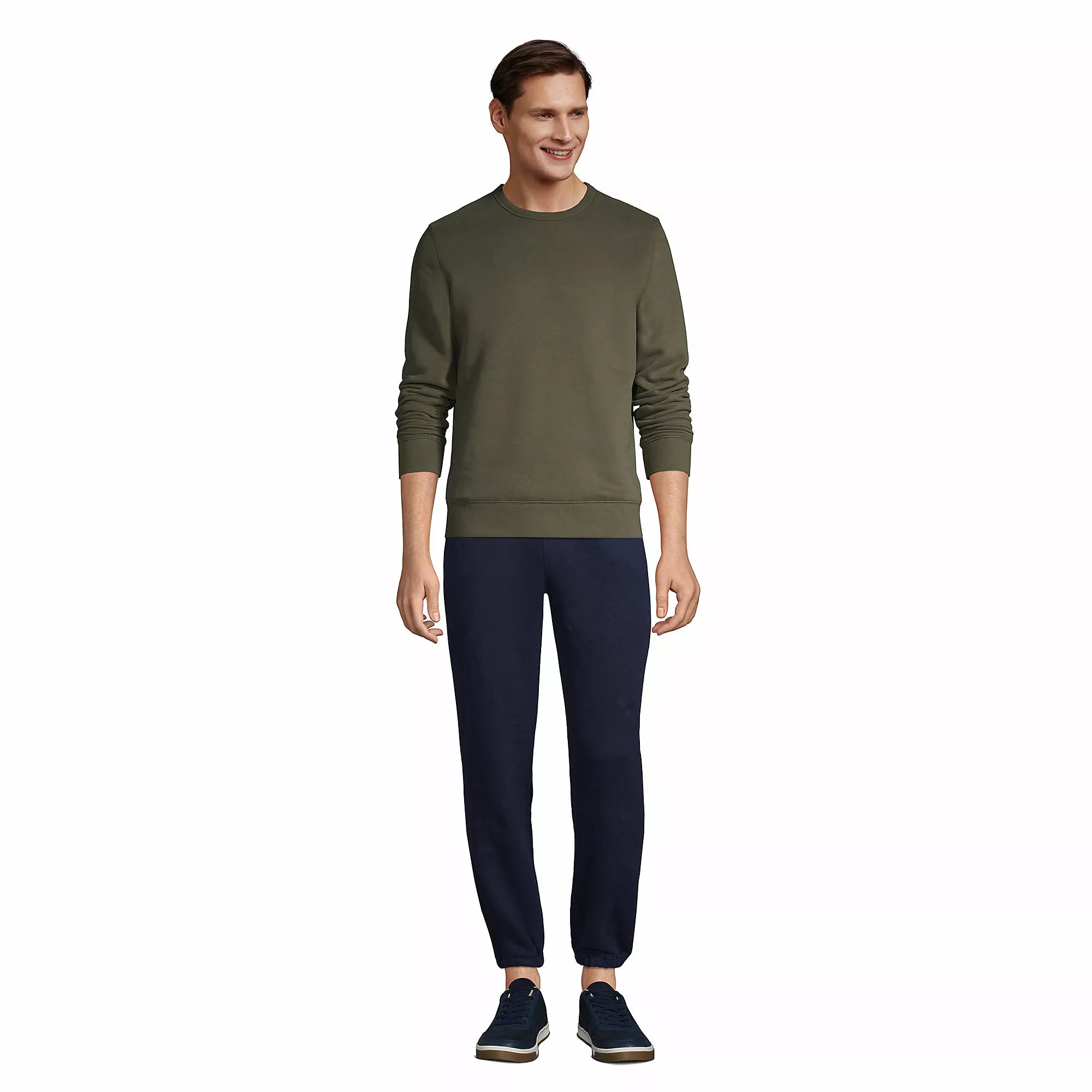 Lands' End Men's Long Sleeve Serious Sweats Crewneck Sweatshirt - Image 4