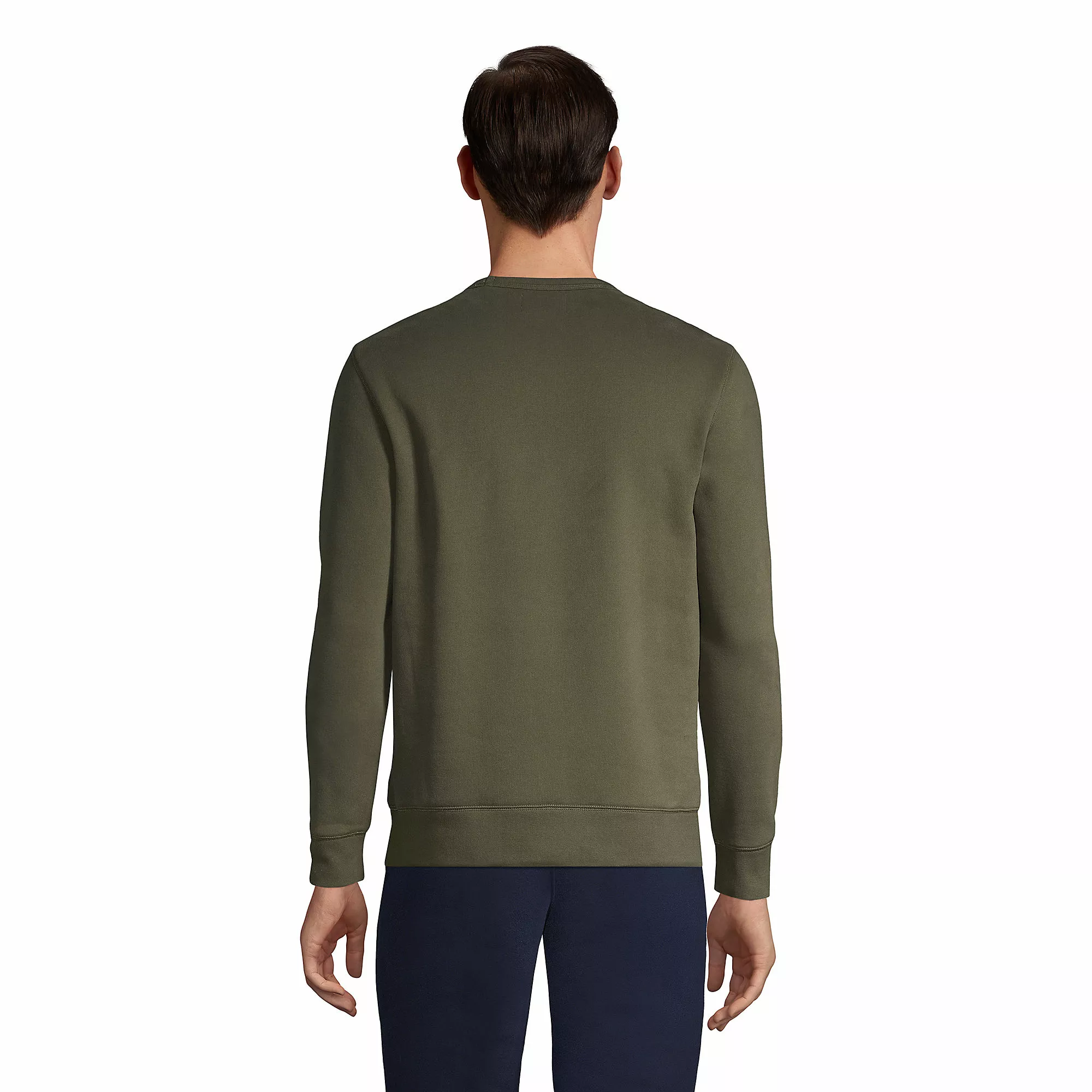 Lands' End Men's Long Sleeve Serious Sweats Crewneck Sweatshirt - Image 2